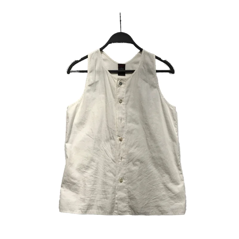 Jean Paul Gaultier//Blouse/6/WHT/Cotton/Plain Slim Fit Blouse