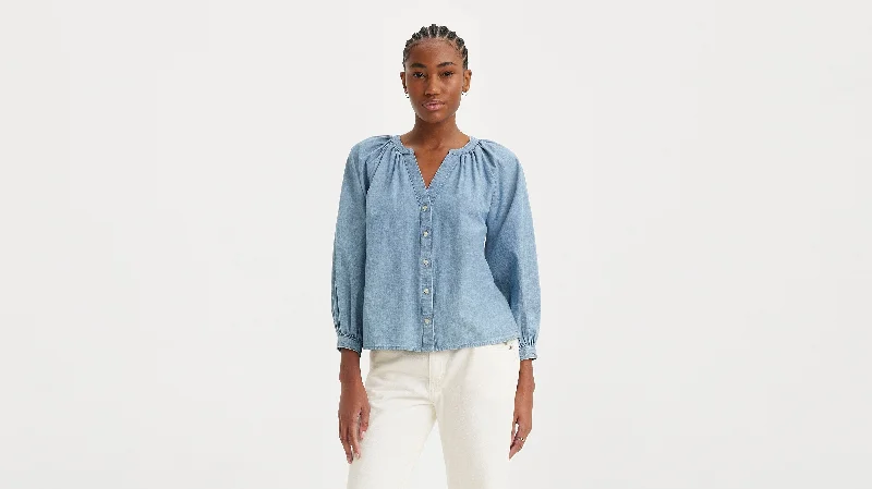 Levi's® Women's Lainey Blouse Modern Oversized Blouse