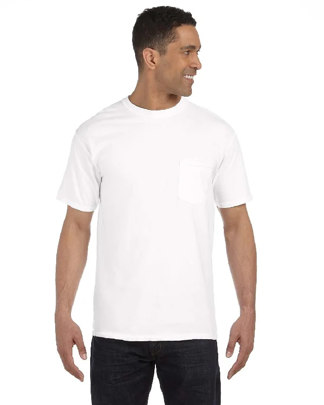 Comfort Colors Garment-Dyed Pocket T-Shirt | White Terry Blend Velvet Blend Canvas Blend