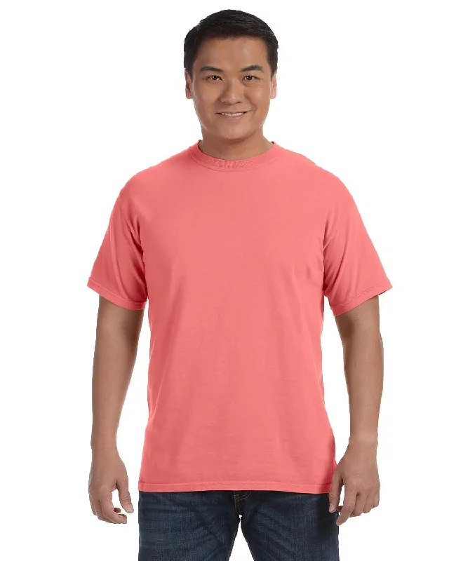 Comfort Colors Ringspun Garment-Dyed T-Shirt | Watermelon Zippered Front Buttoned Front Snap Front