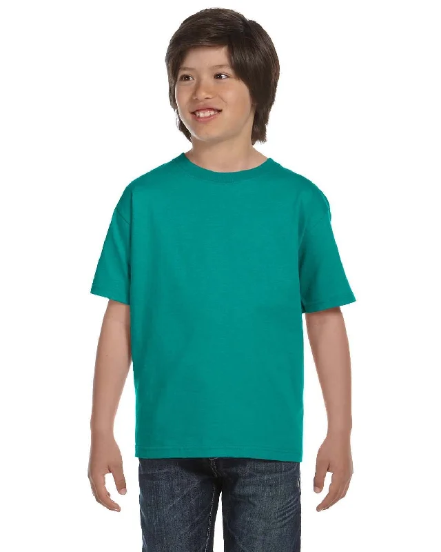 Gildan Youth DryBlend 50/50 T-Shirt | Jade Dome Elasticated Padded Insulated