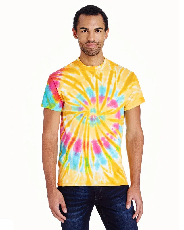 Tie-Dye 100% Cotton Tie-Dyed T-Shirt | Aurora Modern Contemporary Chic