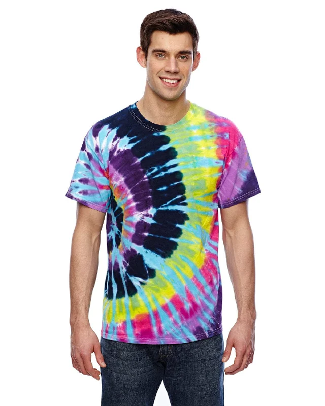 Tie-Dye 100% Cotton Tie-Dyed T-Shirt | Flashback Machine Wash Dry Clean Hand Wash