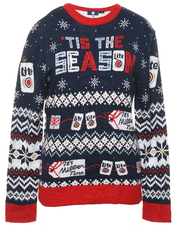 Festive Season Christmas Jumper - M Lightweight Heavyweight Midweight