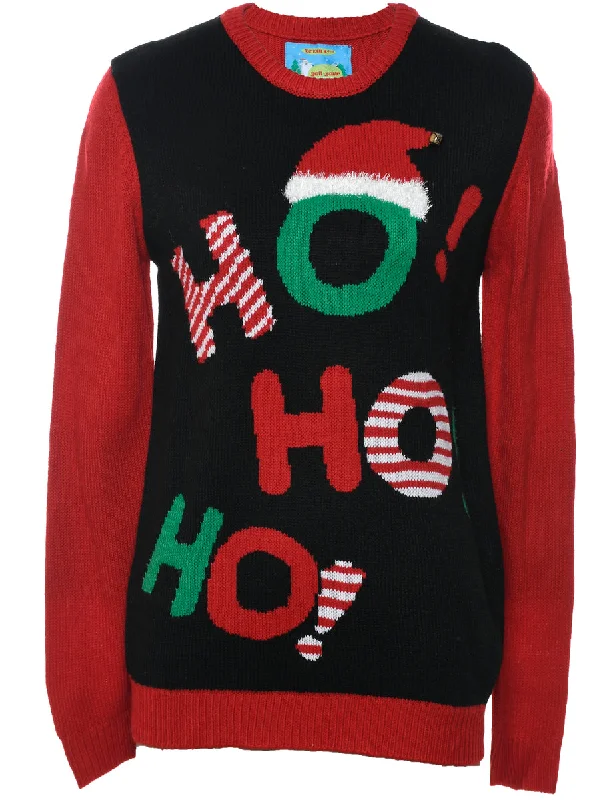 Festive Season Christmas Jumper - M Oversized Loose Flowy