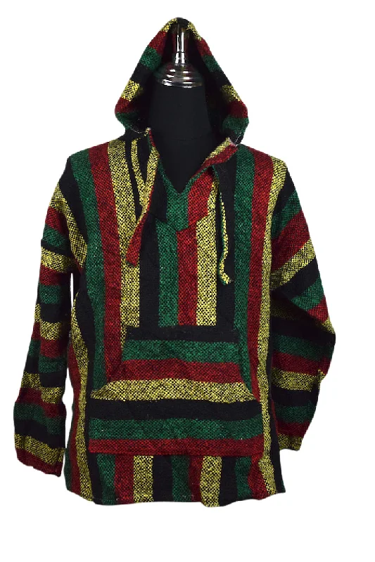 Red, Yellow and Green Baja Jumper Chenille Brocade Lace