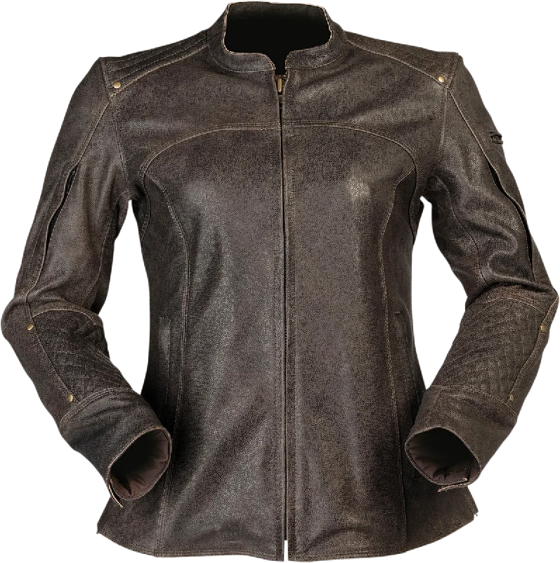 Z1R Women's Chimay Jacket - Brown - Medium 2813-1002 Front Pockets Side Pockets Patch Pockets