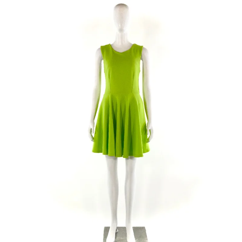 RENEE GREEN MINI DRESS-S Fashionable Lace Mini Dress