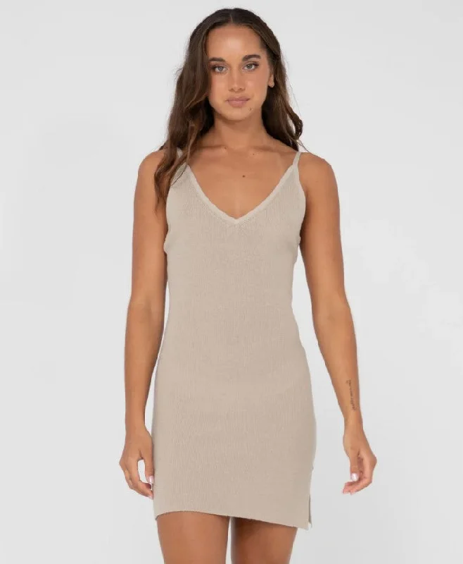 Rusty Ophelia Mini Dress - Sum23 Trendy A-Line Mini Dress