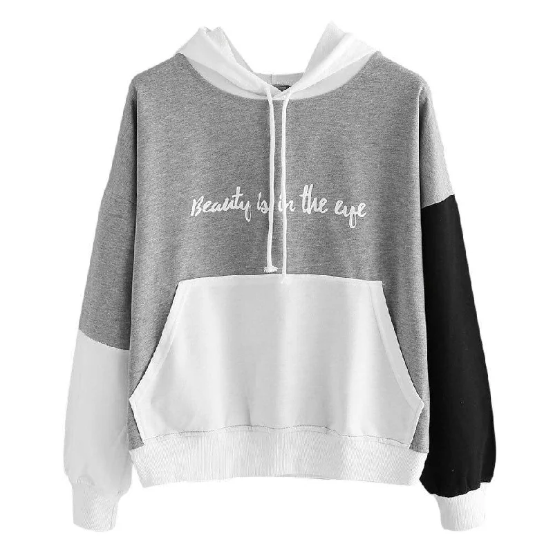 Beauty Is In the Eye Hoodie Hoodie with Relaxed Fit Easy Casual