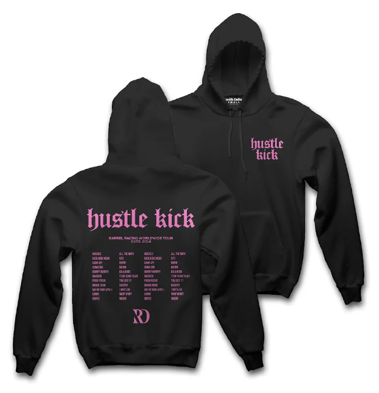 HUSTLE KICK | HOODIE Hoodie with Mesh Breathable Sporty