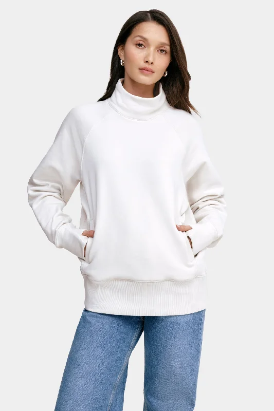 Torrence Sweatshirt Hoodie with Tied Waist Feminine Flattering