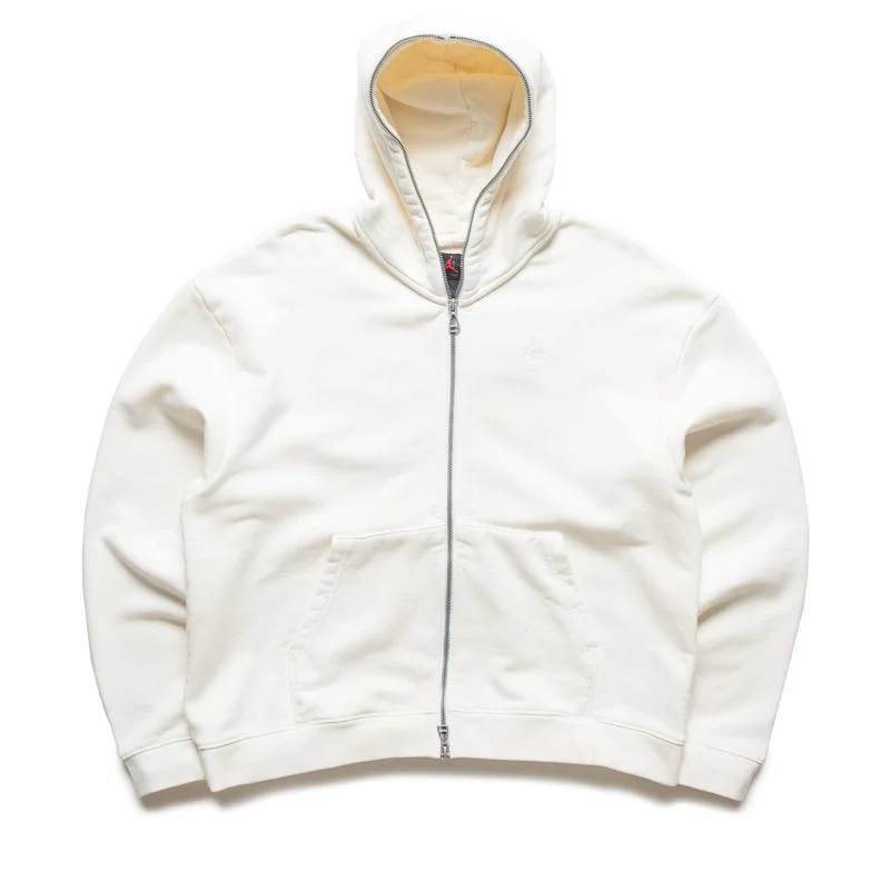 Travis Scott x Jordan Full-Zip Hoodie - Sail Hoodie with Magnetic Closure Innovative Modern