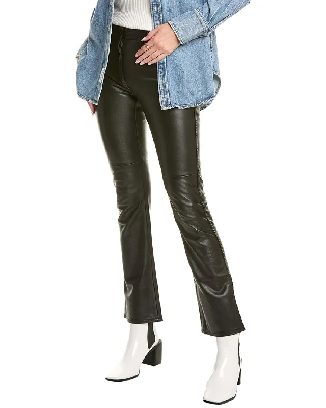 The Kooples Leather Pant Trendy Tapered Pants