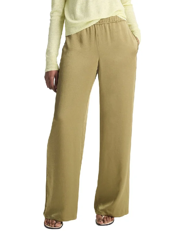 Vince Mid Rise Side Strap Wide Leg Pant Stylish Harem Pants