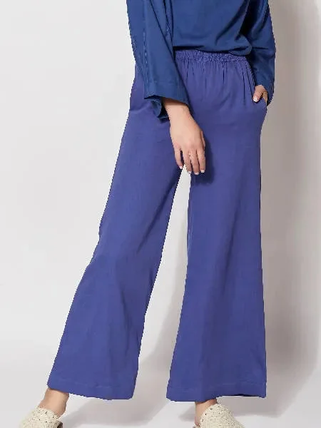 Darya Flared Pants Relaxed High-Waist Trousers