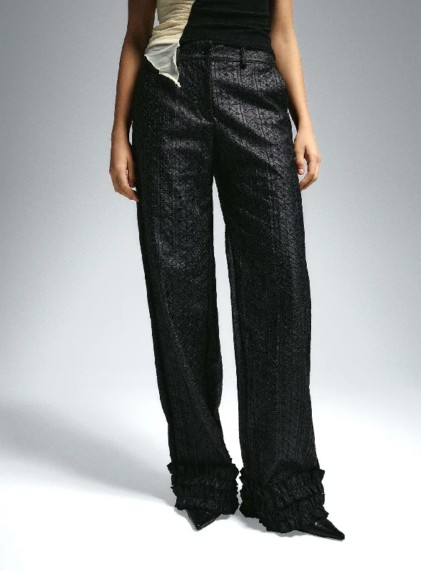 ERICKSON EMBROIDERED PANTS Soft Stretch Pants