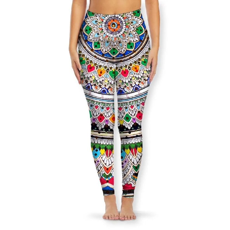 Infinite Mandala Yoga Pants Comfortable Fleece Pants