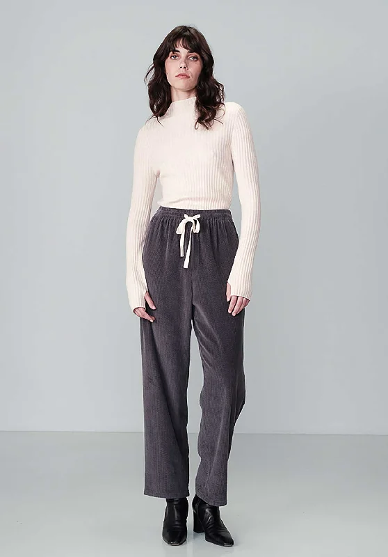 Pants Nicolas Anthracite Comfortable Maternity Pants