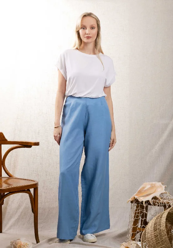 Pants Wide V Cut Pants Clara Allure Modern Stretch Trousers