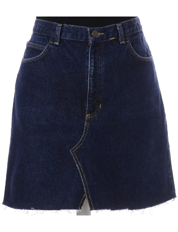 Label Jess Denim Jeans Mini Skirt denim skirt durable