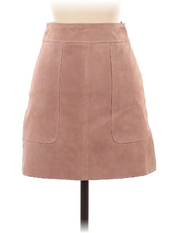 Faux Leather Skirt wool skirt warm