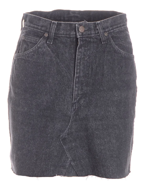 Label Jess Denim Mini Skirt cashmere skirt soft