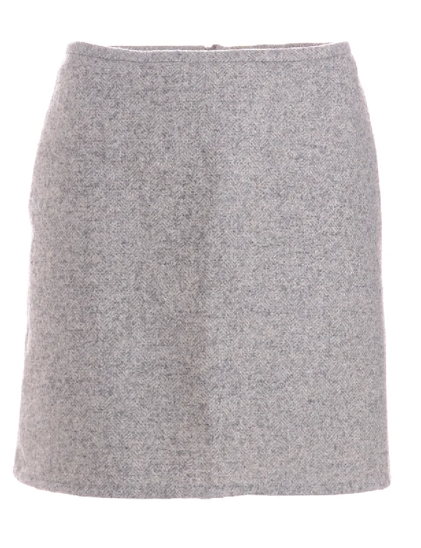 Label Lisa Short Winter Skirt linen skirt relaxed