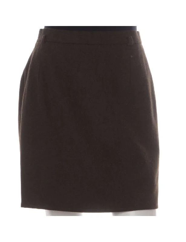 Label Lisa Short Winter Skirt leather skirt refined