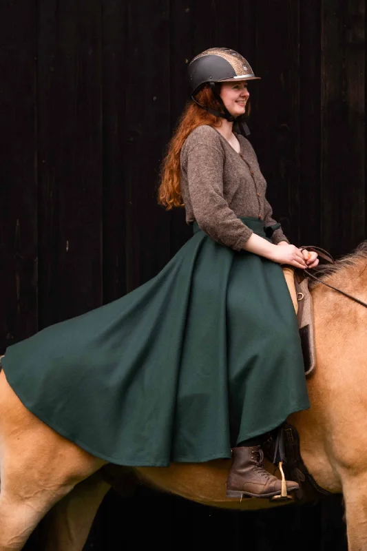 Matilde Riding Skirt velvet skirt luxurious