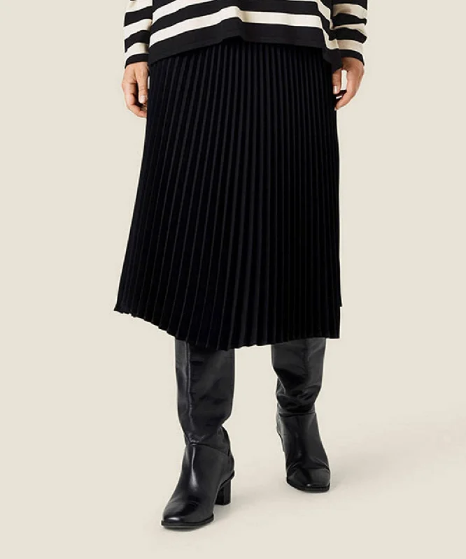 Sanna Pleated Skirt silk skirt luxurious