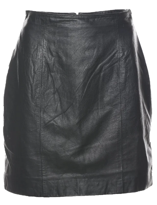 Wilson Leather Pencil Skirt - M chiffon skirt airy